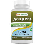 Best Naturals Lycopene Tomato Extract 10 mg 240 softgels front view bottle for antioxidant wellness