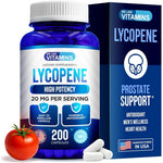 We Like Vitamins Lycopene Supplements for Men two hundred capsules front view