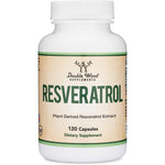 Double Wood Supplements Resveratrol 500mg front of bottle