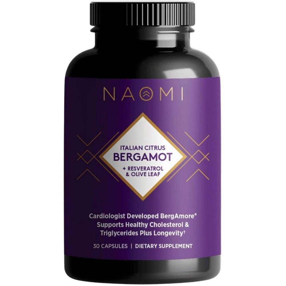 Naomi Italian Citrus Bergamot heart health supplement front view