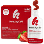 Healthycell Heart and Vascular Health liquid supplement box front view