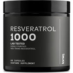 Toniiq Ultra High Potency Trans Resveratrol 1000mg bottle front view