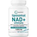 Micro Ingredients Liposomal NAD Plus Ultimate Complex bottle front view