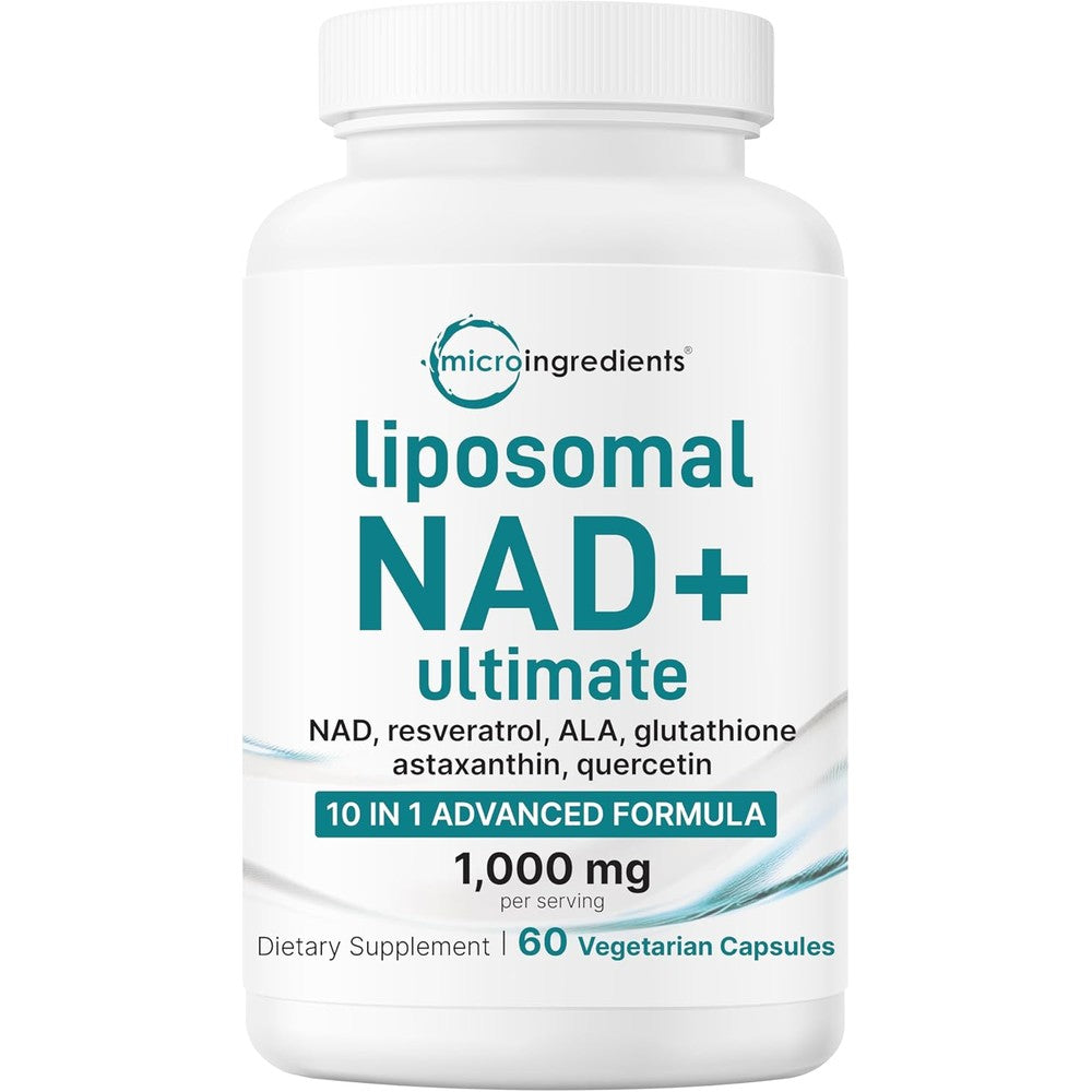 Micro Ingredients Liposomal NAD Plus Ultimate Complex bottle front view