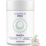 Lunakai Pro Dual Pathway NAD Plus supplement bottle front view