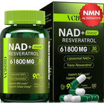 VCBIRD NAD Plus Resveratrol supplement bottle front view