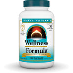 Source Naturals Wellness Formula 120 Capsules front view for immune support