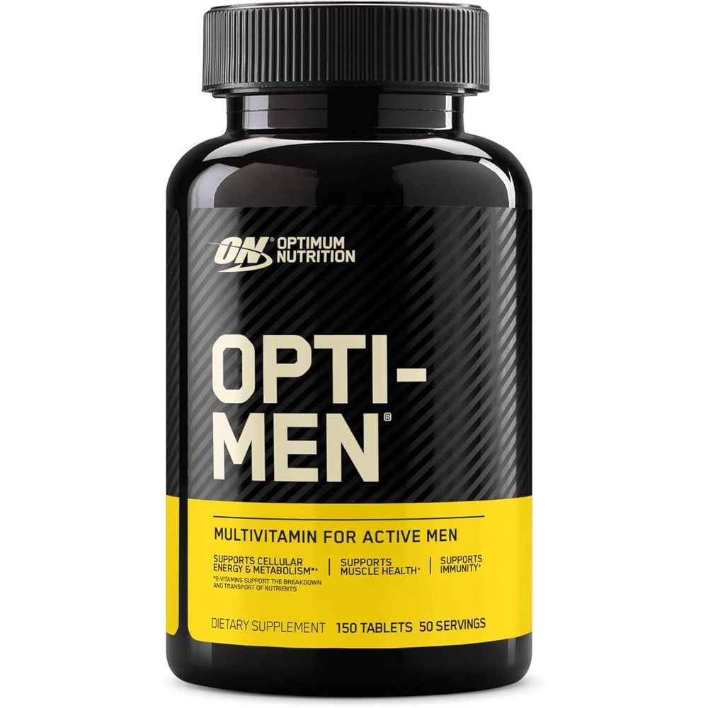 Optimum Nutrition Opti-Men multivitamin front bottle view