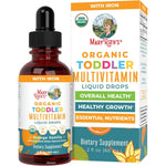 MaryRuth Organics Toddler Multivitamin with Iron front view bottle
