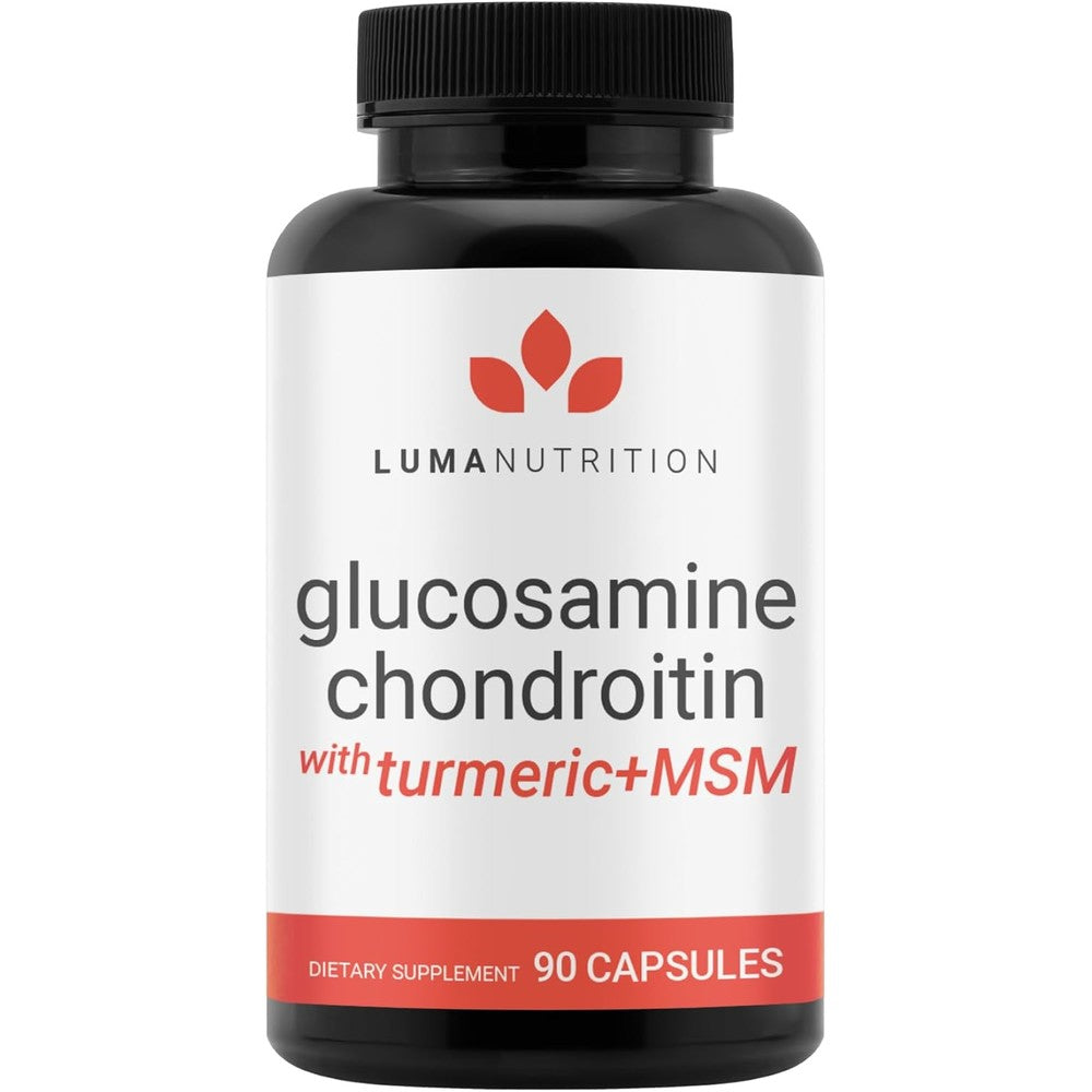 Luma Nutrition Glucosamine Chondroitin MSM 90 capsules front view joint support