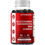Vitamatic Glucosamine Chondroitin Gummies bottle front view for joint health