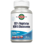 KAL 100 Percent Vegetarian Glucosamine And MSM Joint Support supplement front view bottle
