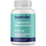 Bestvite Vegetarian Glucosamine 1000mg bottle front view joint health supplement