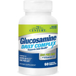 21st Century Glucosamine Daily Complex Plus D 60 Tablets front view bottle for joint health support
