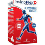 InvigoFlex D 1500mg Glucosamine Sulfate box front view joint supplement