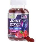 Nature's Nutrition Joint Support Extra Strength Glucosamine 120 Gummies front bottle view.