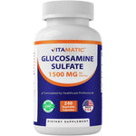 Vitamatic Glucosamine Sulfate 1500mg joint health supplement front view