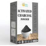 Herbs Botanica Activated Charcoal Powder front packaging for natural detoxification