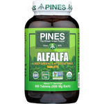 Pines International Alfalfa 500 tablets bottle front view