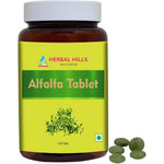 Herbal Hills Alfalfa Tablets 120 count bottle front view
