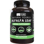 Solaray Pure Original Ingredients Alfalfa Leaf 365 Capsules front view bottle