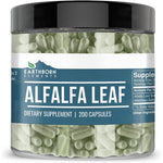 Earthborn Elements Alfalfa Leaf 200 Capsules bottle front view
