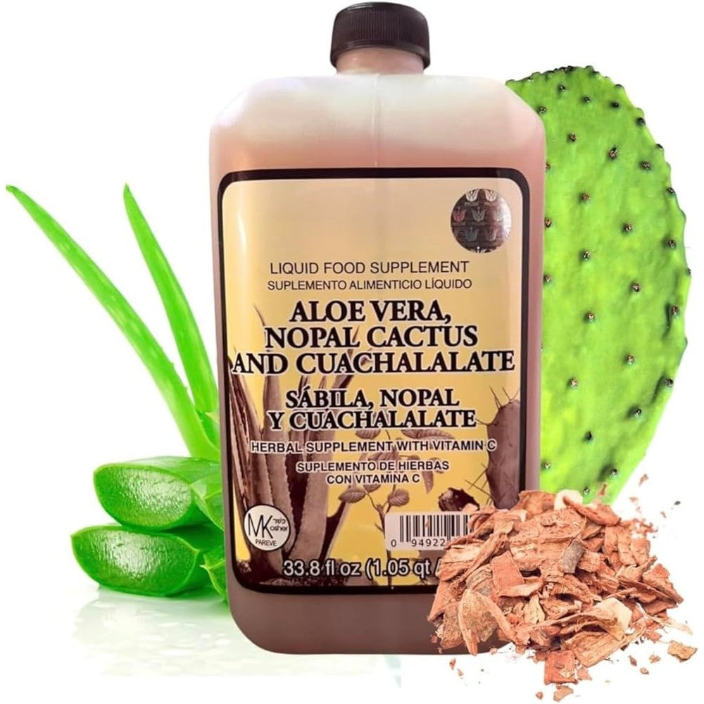 Prosa Aloe Vera Nopal Cactus and Cuachalalate herbal supplement front view