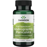 Swanson Full Spectrum Andrographis Paniculata 400mg 60 Capsules front bottle view for immune support
