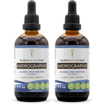 Secrets of the Tribe Andrographis alcohol free liquid extract front view bottle for natural immune wellness support.
