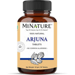 Mi Nature Arjuna 1000mg tablets front bottle view heart health supplement