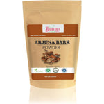 Bhavika Creation Organic Arjuna Bark Powder 200g front view packaging for cardiovascular health.