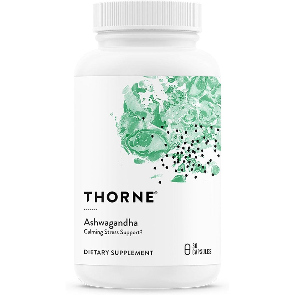 Thorne Ashwagandha Shoden bottle front view