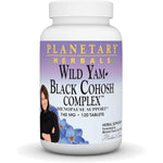 Planetary Herbals Wild Yam Black Cohosh Complex 120 Tablets front view