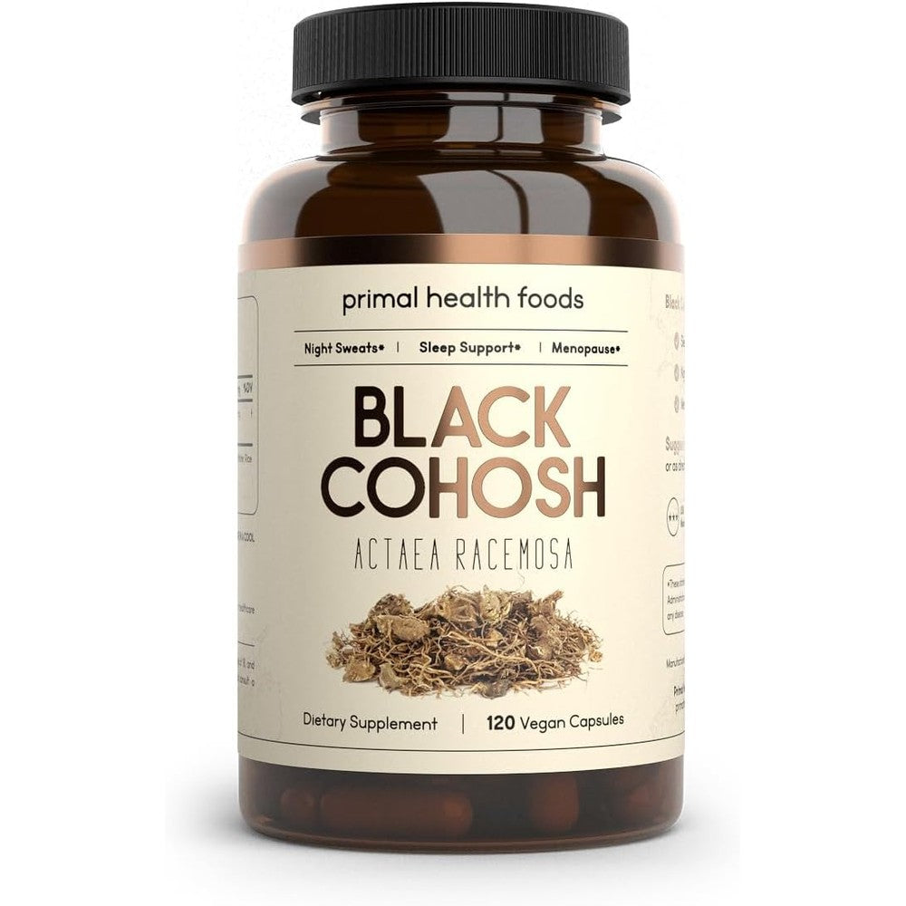 Primal Health Foods Organic Black Cohosh 1000mg bottle front view
