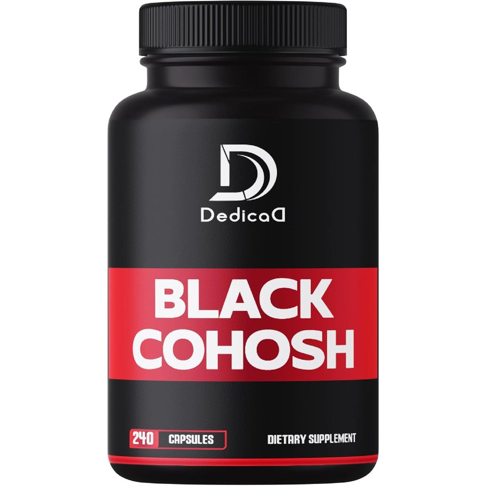 Dedicad 1000mg Black Cohosh supplement bottle front view