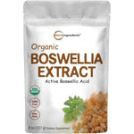 Micro Ingredients Organic Boswellia Extract Powder 8 Ounce Front View Supplement
