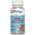 Solaray Extra Hot Cool Cayenne 100,000 HU supplement bottle front view