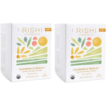 Rishi Tea Chamomile Medley box front view premium organic herbal tea