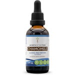 Secrets of the Tribe Chamomile Alcohol Free Liquid Extract front view of the two fluid ounce bottle