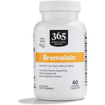 365 by Whole Foods Market Bromelain vegan digestive tablets front view