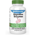 DrFormulas Digestive Enzymes with Lactase sixty vegetarian capsules front view bottle packaging