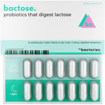 BACTOSE 7 Day Lactose Support Probiotics 14 Capsules front view packaging