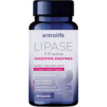 ANTROLIFE Digestive 17 Active Enzymes Blend bottle front view for gut health