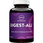 MRM Nutrition Digest-All Digestive Enzymes 100 vegetarian capsules front bottle view