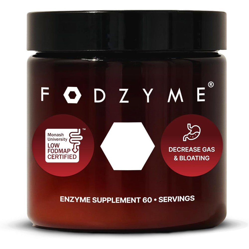 FODZYME Home Kit digestive enzymes powder front view for gut health