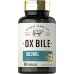 Carlyle Ox Bile five hundred milligrams sixty capsules front bottle view