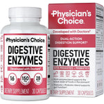 Physician's Choice Digestive Enzymes 30 capsules front view bottle packaging for bloating relief