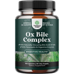 Natures Craft Digestive Enzymes with Ox Bile bottle front view for fat digestion support