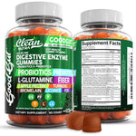 Clean Nutraceuticals GoodGut digestive enzyme gummies front view bottle for premium gut health