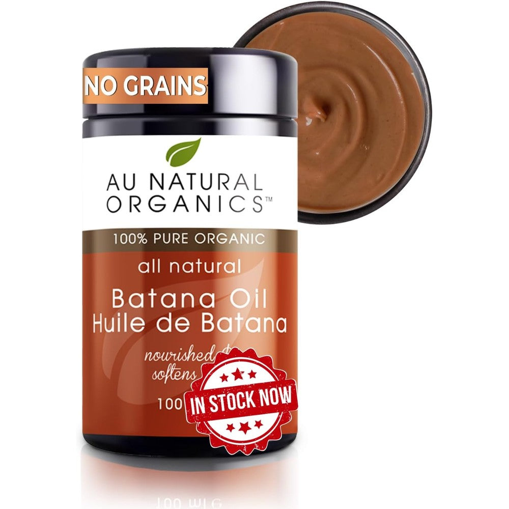 "Au Natural Organics Hair Styling Agent - Raw Batana Oil for Hair Growth, 100 ml, Nourishes and Repairs Damaged , Minimizes Hair Loss, Moisturizes Dry , Gradually Turns White to Brownish"